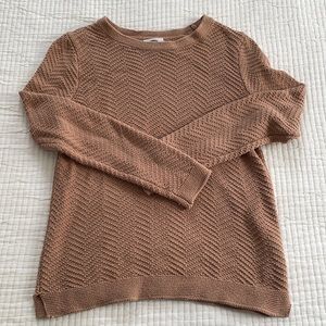 Old Navy Women's Scoop Neck Sweater in Light Brown